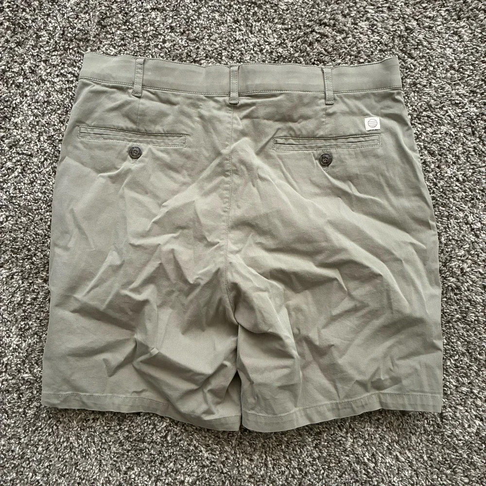 Marine Layer Men's 32 Olive Green Casual Chino Shorts